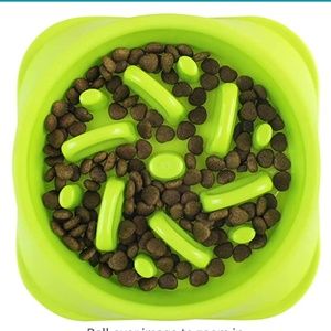 NEW Slow Feeder Dog Non Slip Puzzle Bowl Pet Bowl